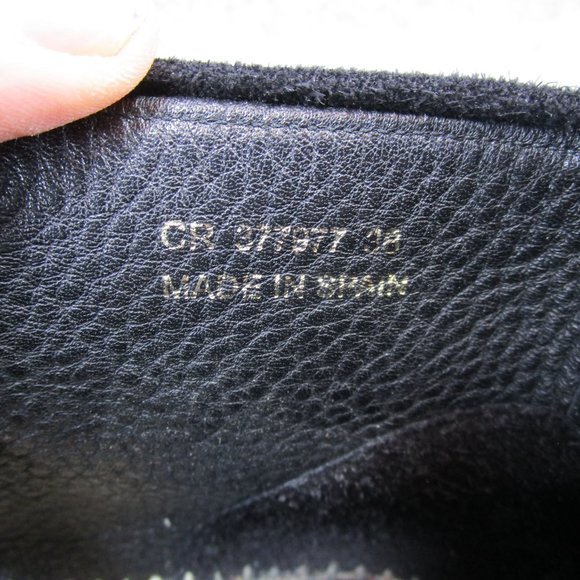 Saint Laurent Ankle Booties Womens Size 38 Eu Espadrilles Black Suede - Picture 12 of 12